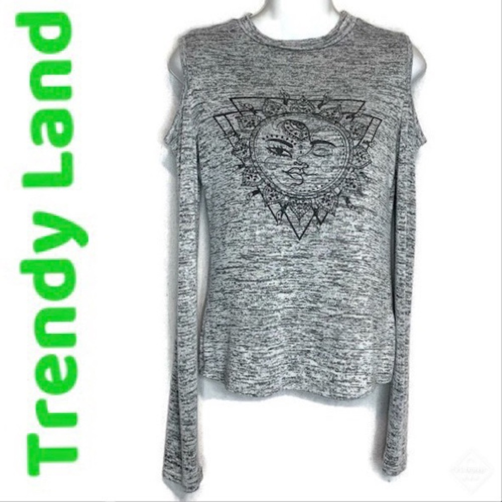 3/$20🛍 Trendyland knit sweater grey youth XL